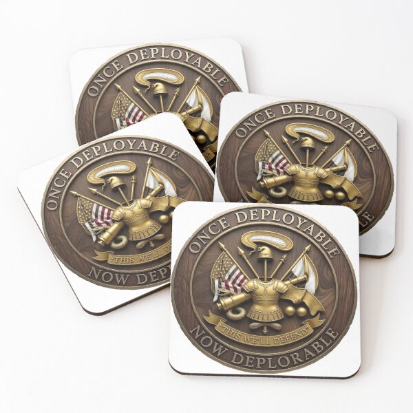 Item preview, Once Deployable - Now Deplorable designed and sold by Breeze-e Beez's Design.