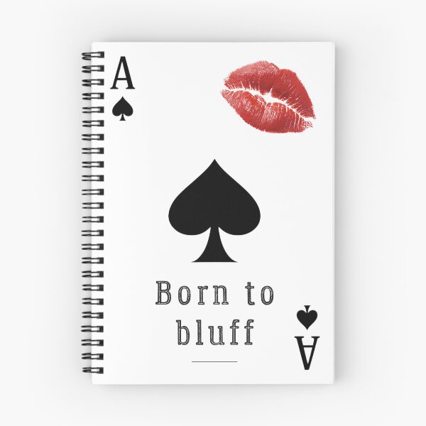 Item preview, Born to Bluff – Ace of Spades Aesthetic Sticker designed and sold by Modern3Art.