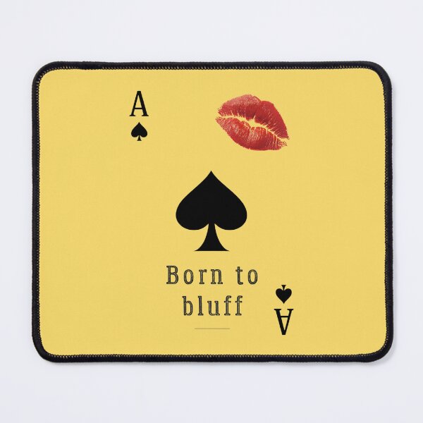 Item preview, Born to Bluff – Ace of Spades Aesthetic Sticker designed and sold by Modern3Art.