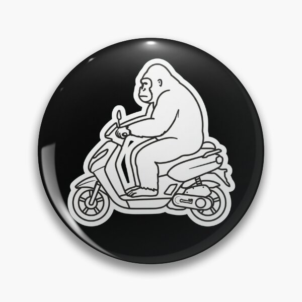 Item preview, The Scooter Courier designed and sold by LineArtUniverse.