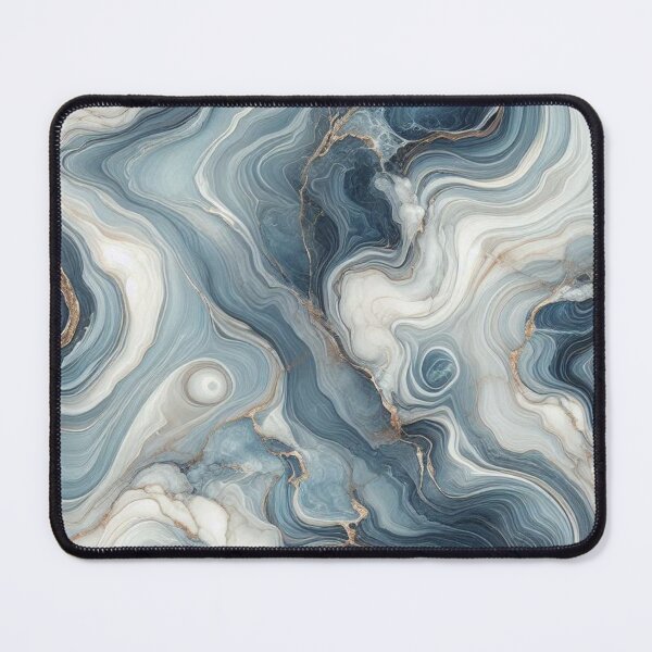Item preview, Blue Marble Swirl Texture Modern Luxury Aesthetic designed and sold by WildStroke.