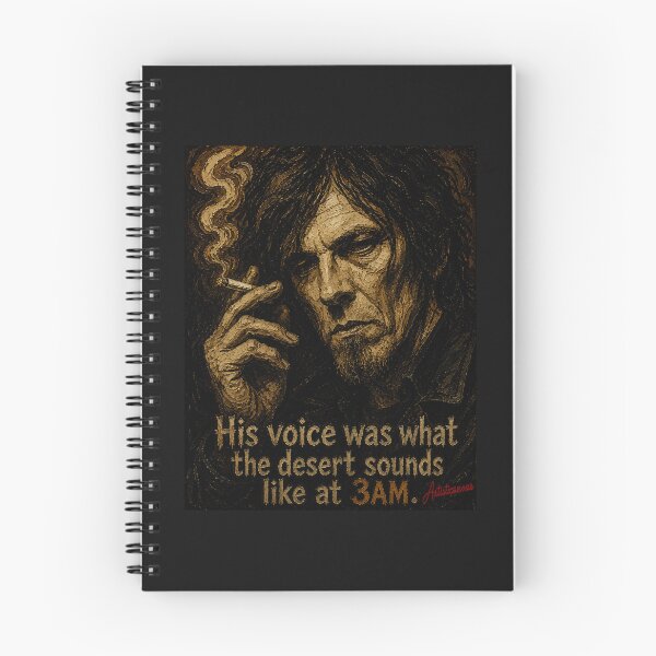Item preview, Mark Lanegan Noir Desert Portrait Art   designed and sold by Artisticanvas.