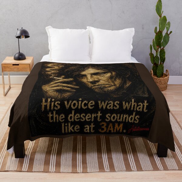Item preview, Mark Lanegan Noir Desert Portrait Art   designed and sold by Artisticanvas.