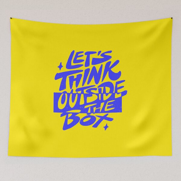 Item preview, Outside The Box Lettering Pop designed and sold by Chrisnug24.