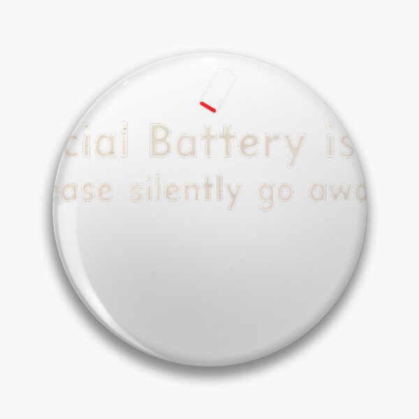 Item preview, Funny Social Battery is at 0% Please Silently Go Away Chaos T-Shirt designed and sold by gidget-gadget.