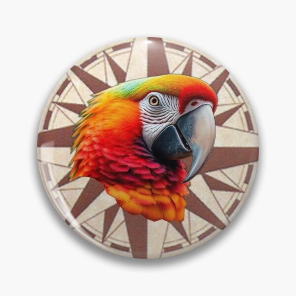 Item preview, Nautical Parrot Head designed and sold by izzytonebone.