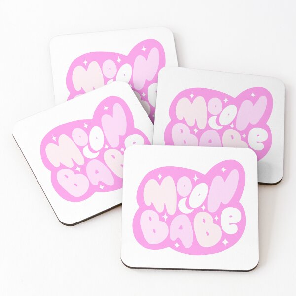 Item preview, Moon Babe Bubble Letters in Pink Pastels designed and sold by glitchette.