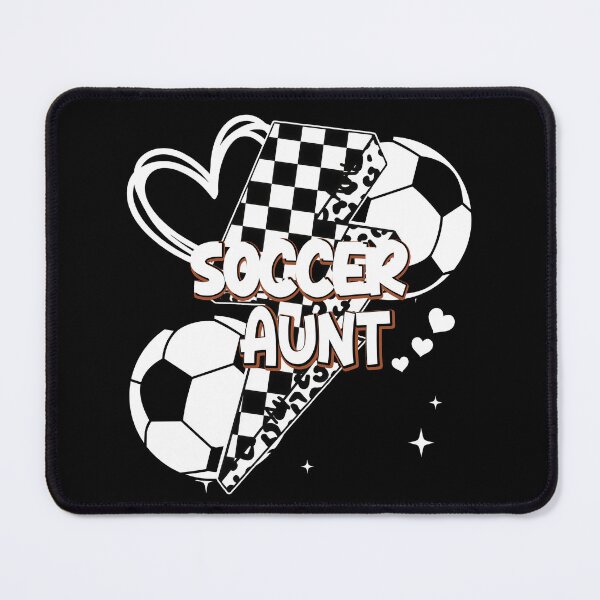 Item preview, Trendy Soccer Aunt Checkered Lightning Tee designed and sold by LarryMBrown.
