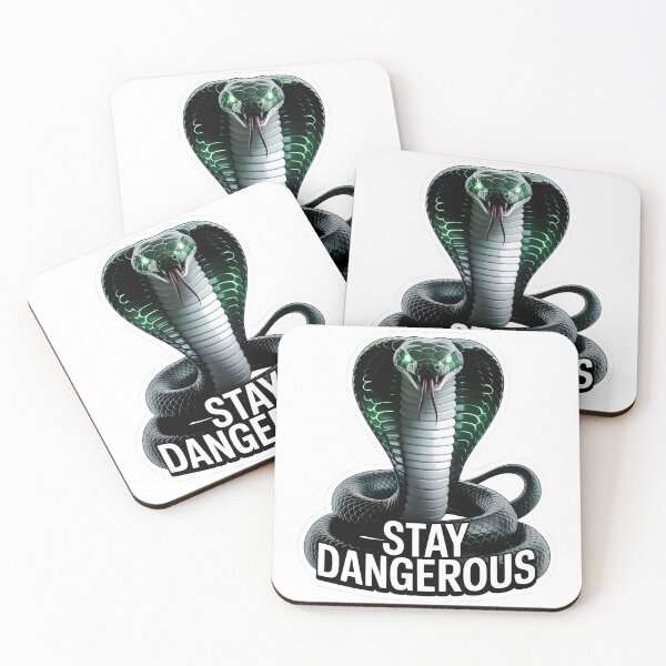 Item preview, Stay Dangerous Cyber Cobra designed and sold by SurajDesigns.