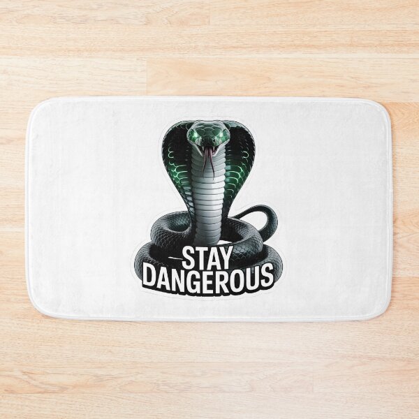 Item preview, Stay Dangerous Cyber Cobra designed and sold by SurajDesigns.