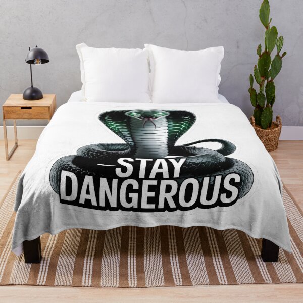 Item preview, Stay Dangerous Cyber Cobra designed and sold by SurajDesigns.