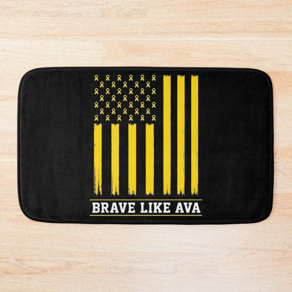 Item preview, Brave Like Ava Childhood Cancer Awareness Flag designed and sold by CCChillingfrog.