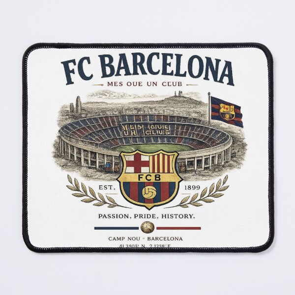 Item preview, FC Barcelona Vintage Football Streetwear designed and sold by AGAutoDesigns.