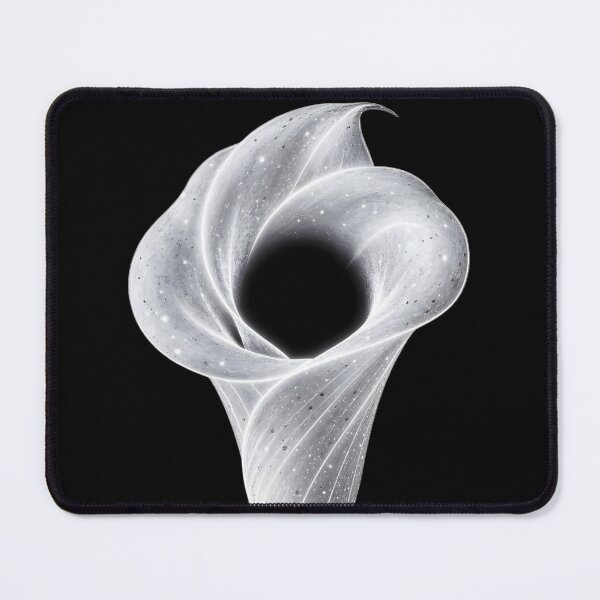Item preview, Black Hole Calla Lily: Singular Stellar Bloom designed and sold by BGM by AI.