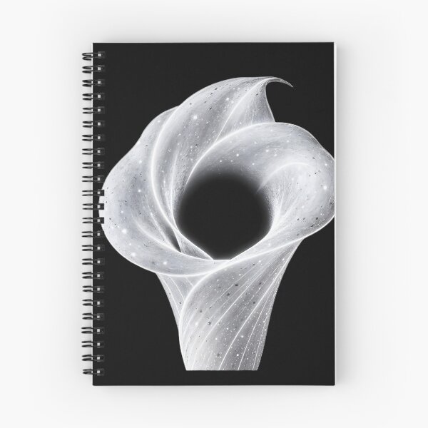 Item preview, Black Hole Calla Lily: Singular Stellar Bloom designed and sold by BGM by AI.