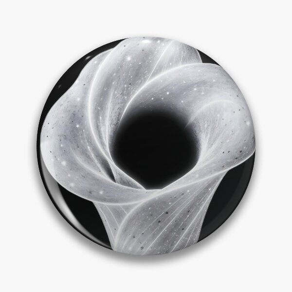 Item preview, Black Hole Calla Lily: Singular Stellar Bloom designed and sold by BGM by AI.