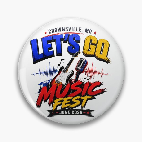 Item preview, Let's Go Music Fest – Crownsville, MD June 2026 designed and sold by Combat Skies.