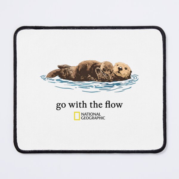Item preview, Go With The Flow - National Geographic - Sea Otter - Wildlife Nature designed and sold by PlatinumDream.
