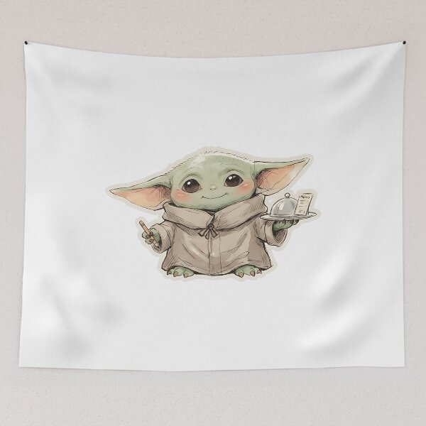 Item preview, BABY YODA WAITER designed and sold by LIS AND MELIVERSO.