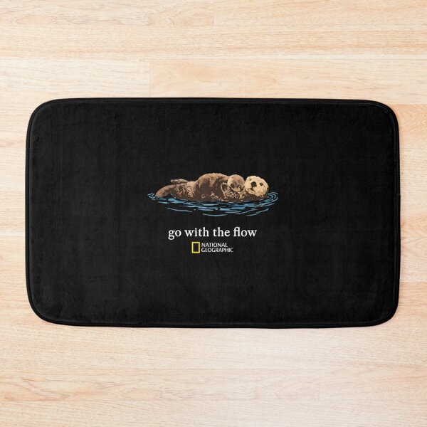 Item preview, Go With The Flow - National Geographic - Sea Otter - Wildlife Nature designed and sold by PlatinumDream.