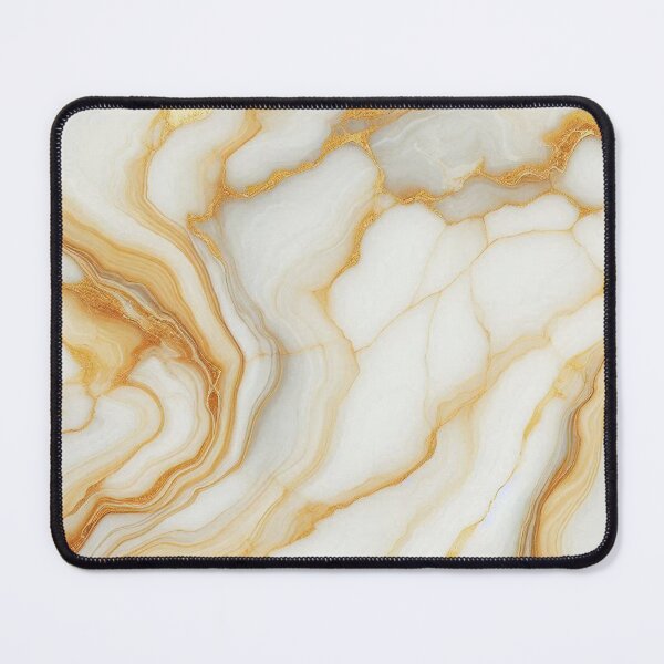 Item preview, White Gold Marble Vein Elegant Minimalist Design designed and sold by WildStroke.