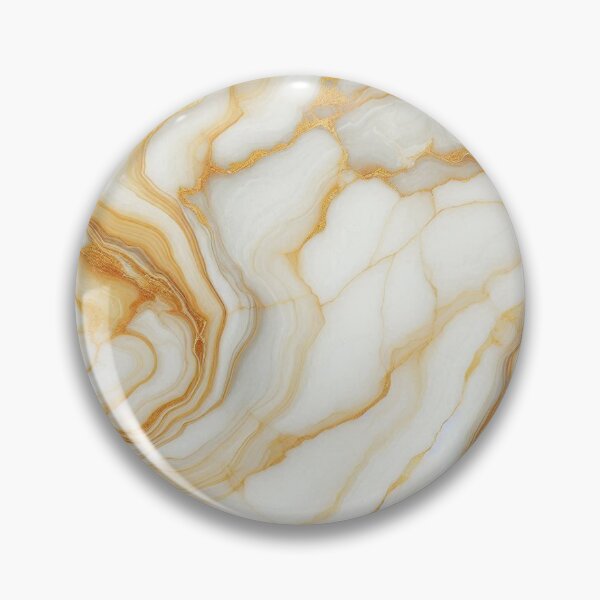 Item preview, White Gold Marble Vein Elegant Minimalist Design designed and sold by WildStroke.