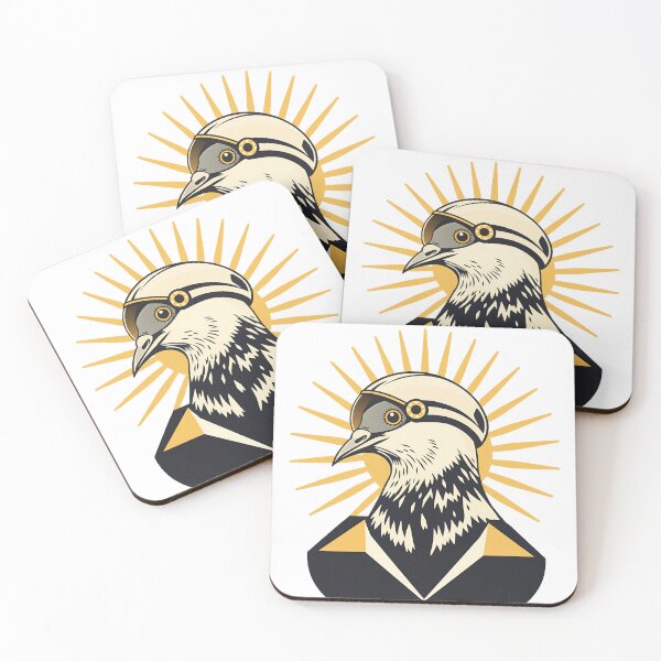 Item preview, Pigeon Racer Sunburst - Art Deco Style designed and sold by JonnyBearTeez.
