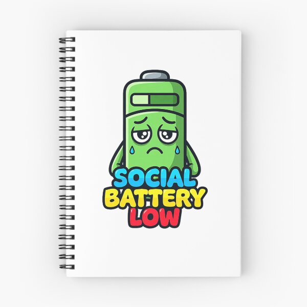 Item preview, Funny Social Energy Low Battery Character Humor Premium Tri-Blend T-Shirt designed and sold by gidget-gadget.