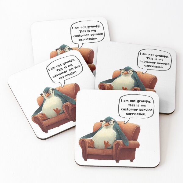 Item preview, Grumpy? designed and sold by bubblyrainbow.