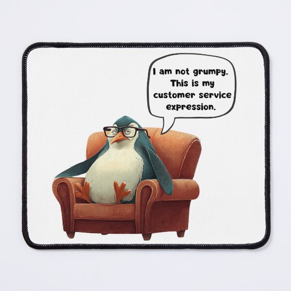 Item preview, Grumpy? designed and sold by bubblyrainbow.