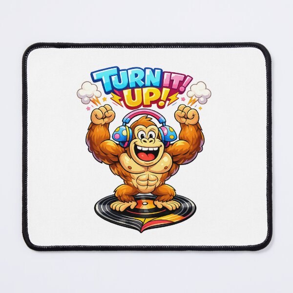 Item preview, Gorilla DJ Retro Music Streetwear Graphic designed and sold by SoftSproutstu.