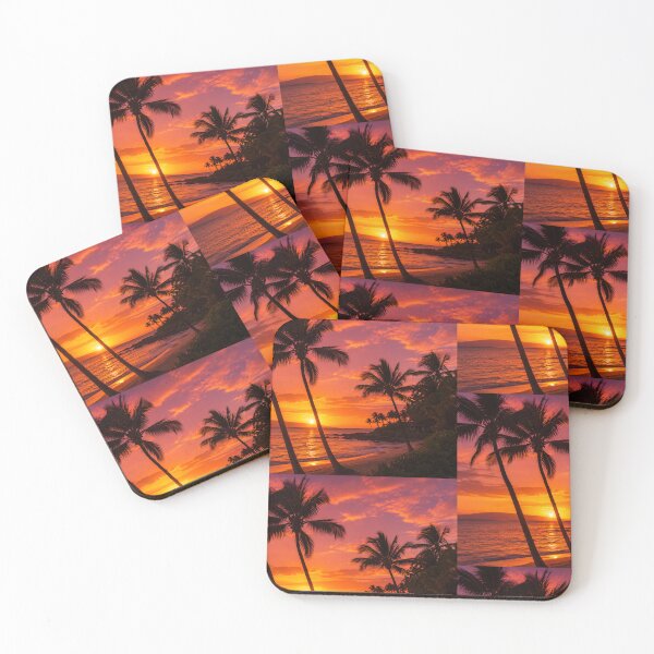 Item preview, Tropical Sunset Palm Trees designed and sold by parisiantoast.