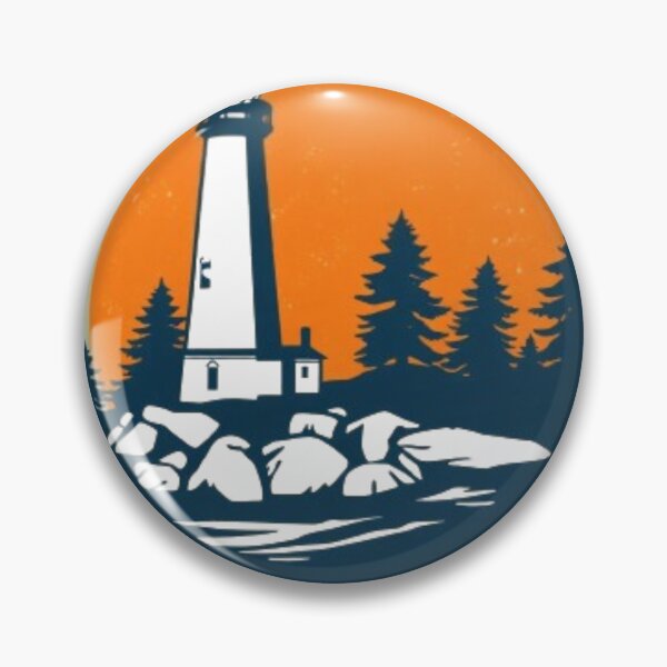 Item preview, Manhasset Lighthouse Vintage Coastal Travel Design designed and sold by MystiColo.