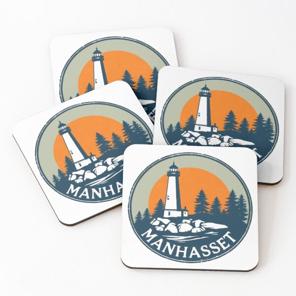 Item preview, Manhasset Lighthouse Vintage Coastal Travel Design designed and sold by MystiColo.