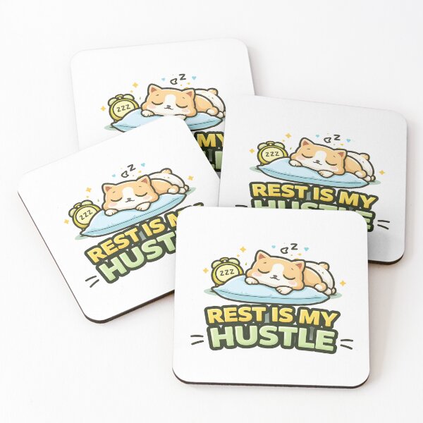 Item preview, Funny Anti Hustle Shirt Rest Is My Hustle Lazy Humor Tee for Introverts designed and sold by Denik Daily Crisis.