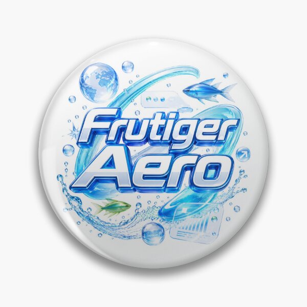 Item preview, Frutiger Aero Blue Tech Y2K Design designed and sold by Dark Fantasy Shop.