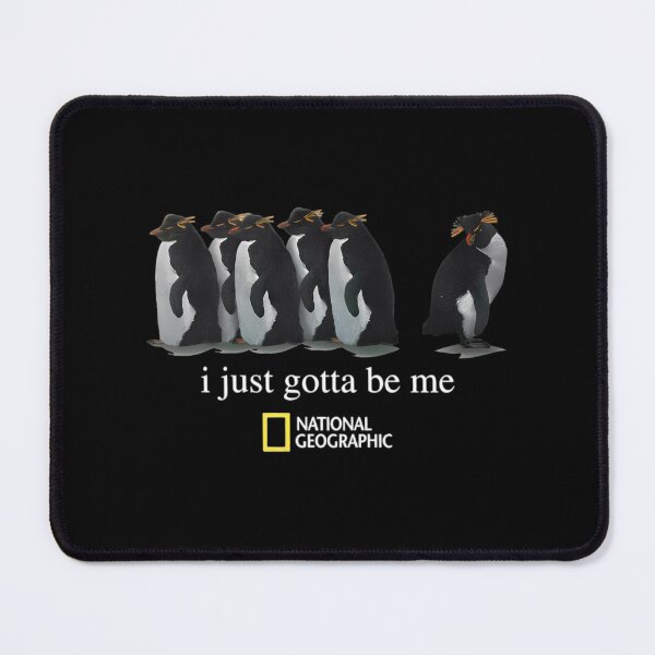 Item preview, I Just Gotta Be Me - Vintage 2001 National Geo Society Graphic - National Geographic Penguin designed and sold by PlatinumDream.