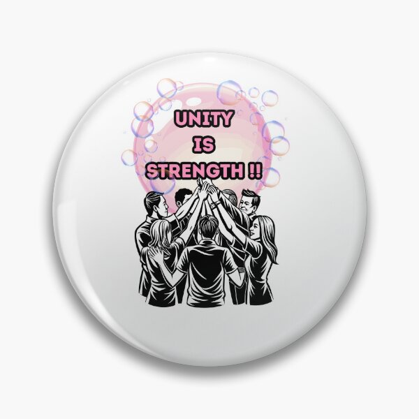 Item preview, Unity Is Strength ,Teamwork Motivation Inspirational Design designed and sold by Palette-Vibes.