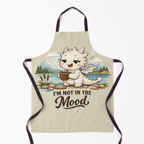 Item preview, I’m Not In The Mood – Cute Coffee Dragon Funny Fantasy Design designed and sold by AbeiiStore.