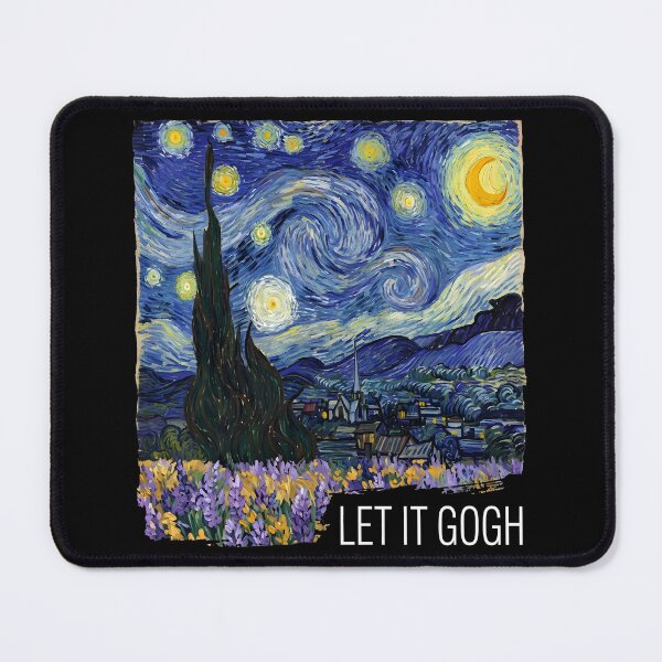 Item preview, Let It Gogh Funny Van Gogh Starry Night Art Parody designed and sold by CCChillingfrog.