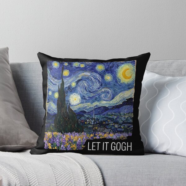 Item preview, Let It Gogh Funny Van Gogh Starry Night Art Parody designed and sold by CCChillingfrog.