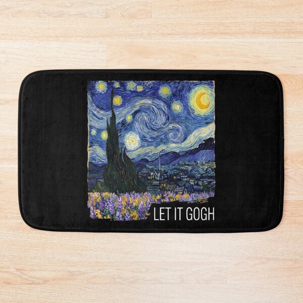 Item preview, Let It Gogh Funny Van Gogh Starry Night Art Parody designed and sold by CCChillingfrog.