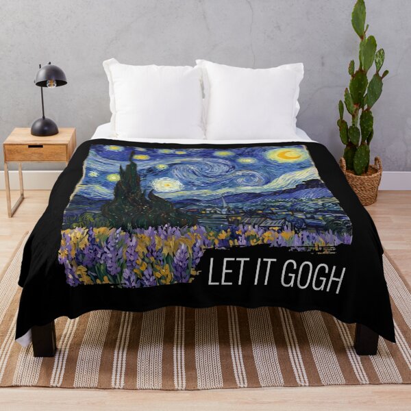 Item preview, Let It Gogh Funny Van Gogh Starry Night Art Parody designed and sold by CCChillingfrog.
