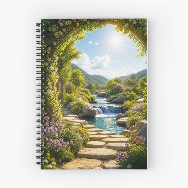 Item preview, Sunny Garden Waterfall designed and sold by ptabf25.