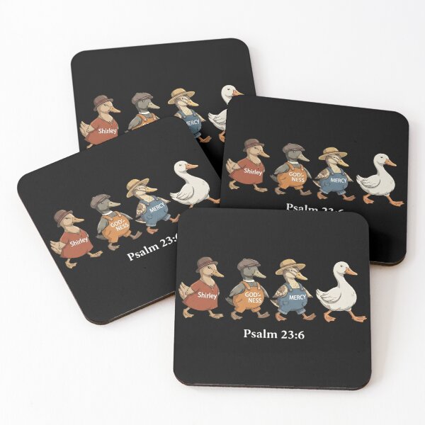 Item preview, Shirley Goodness and Mercy Funny Bible Verse Duck Pun designed and sold by haitrieuic96.