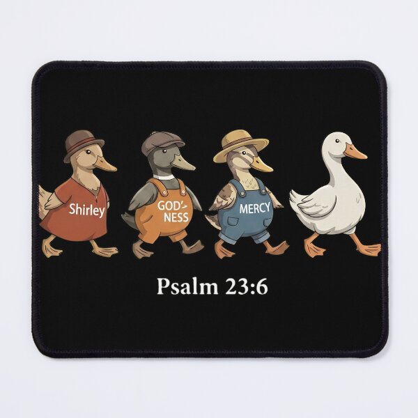 Item preview, Shirley Goodness and Mercy Funny Bible Verse Duck Pun designed and sold by haitrieuic96.