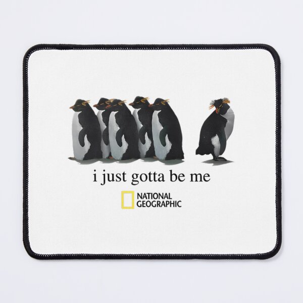 Item preview,  I Just Gotta Be Me - Vintage 2001 National Geo Society Graphic - National Geographic Penguin designed and sold by PlatinumDream.