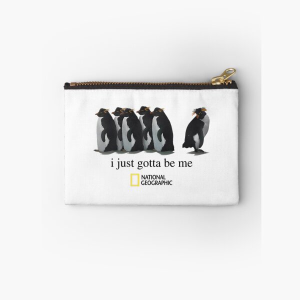 Item preview,  I Just Gotta Be Me - Vintage 2001 National Geo Society Graphic - National Geographic Penguin designed and sold by PlatinumDream.