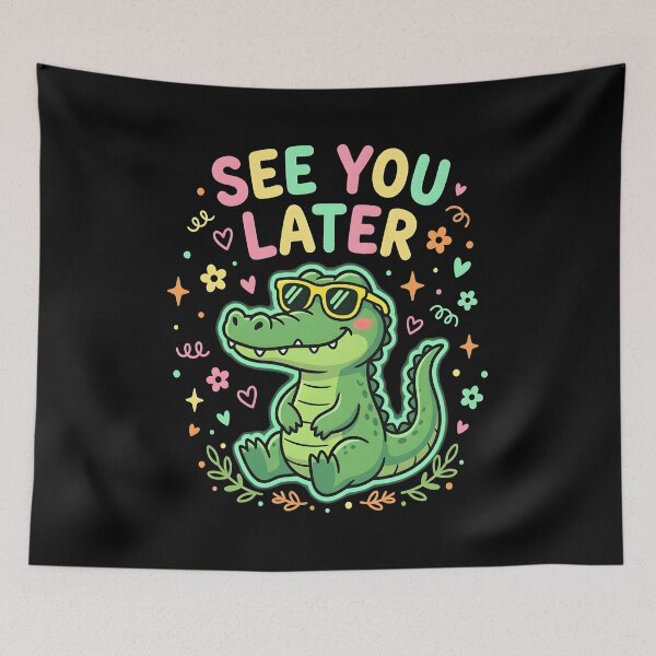 Item preview, See You Later Alligator Cute Last Day of School Teacher designed and sold by CCChillingfrog.