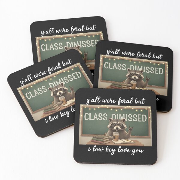Item preview, Y’all Were Feral But I Low Key Love You Funny Teacher Last Day designed and sold by CCChillingfrog.